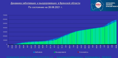 Коронавирус в Брянской области - ситуация на 27 августа 2021