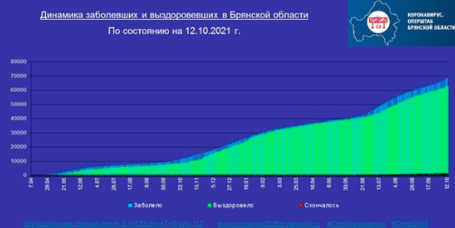 Коронавирус в Брянской области - ситуация на 12 октября 2021