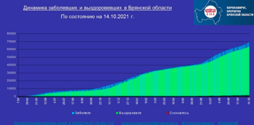 Коронавирус в Брянской области - ситуация на 14 октября 2021